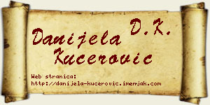 Danijela Kućerović vizit kartica